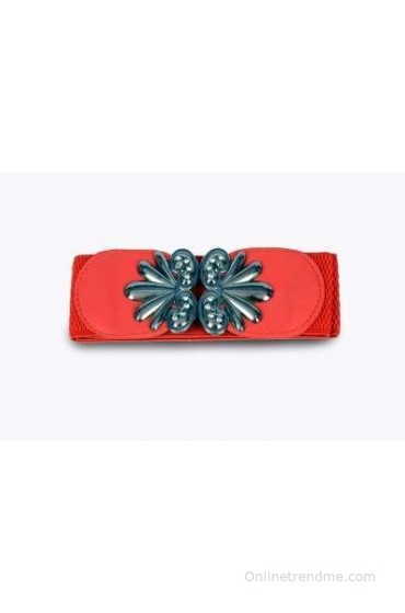 Victoria Secret Women Red Fabric Belt(Red)